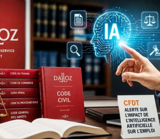 KI sorgt für Sorgen bei Dalloz: Gewerkschaft CFDT warnt vor Stellenabbau beim Juristenverlag KI-Juristischer-Verlag-Dalloz_Illustration