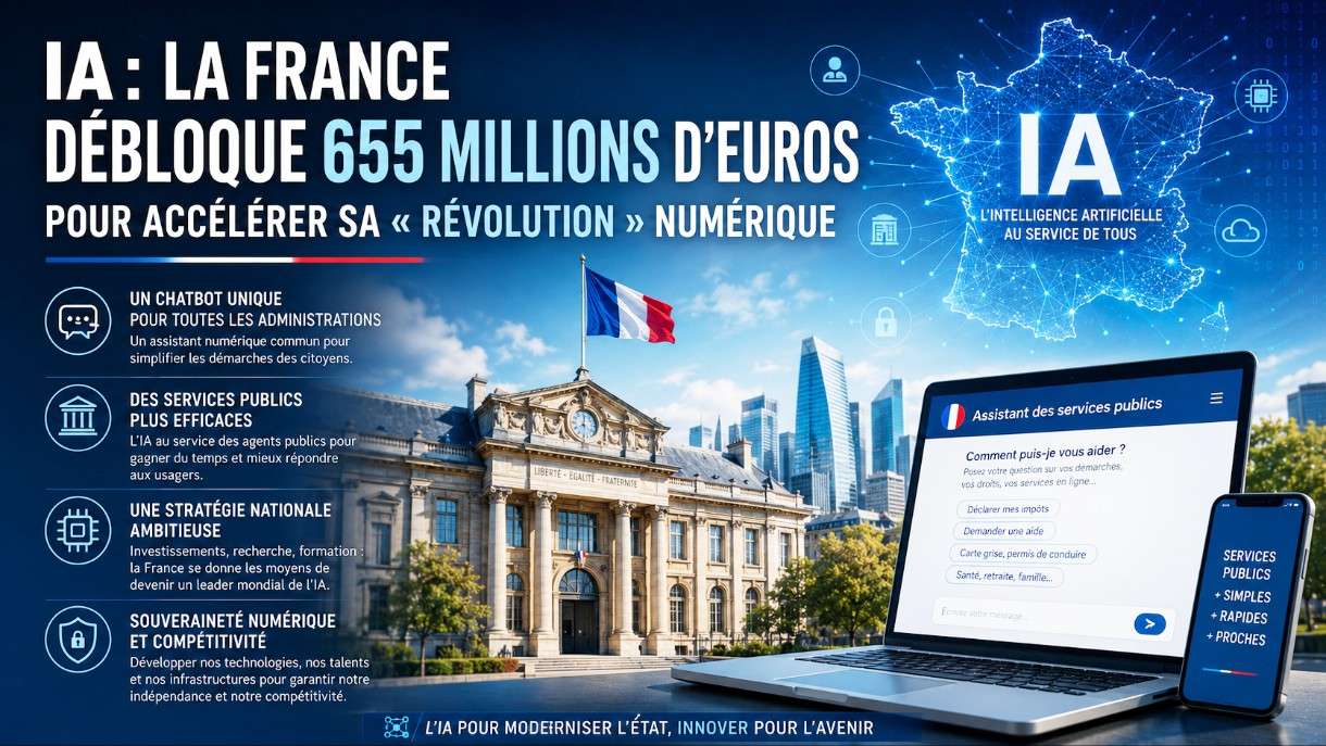 Frankreichs KI-Offensive: 655 Millionen Euro für den digitalen Staat