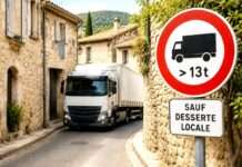Streit um Lkw-Verbot in Ollières: Dorf kämpft für mehr Sicherheit LKW-Verbot-Ollières-Var_Illustration