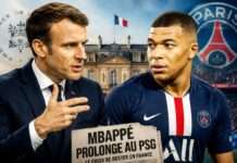 Macron, Mbappé und die Staatsräson: Als der Präsident im Jahr 2022 persönlich eingriff Macron-und-Mbappé-2022_Illustration