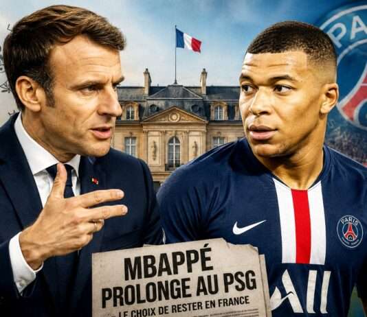 Macron, Mbappé und die Staatsräson: Als der Präsident im Jahr 2022 persönlich eingriff Macron-und-Mbappé-2022_Illustration