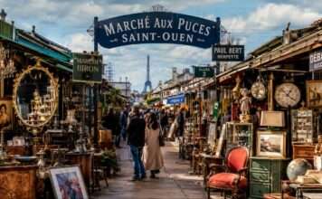 Schatzsuche zwischen Luxus und Legenden Marche-aux-puces-St-Ouen_illustration