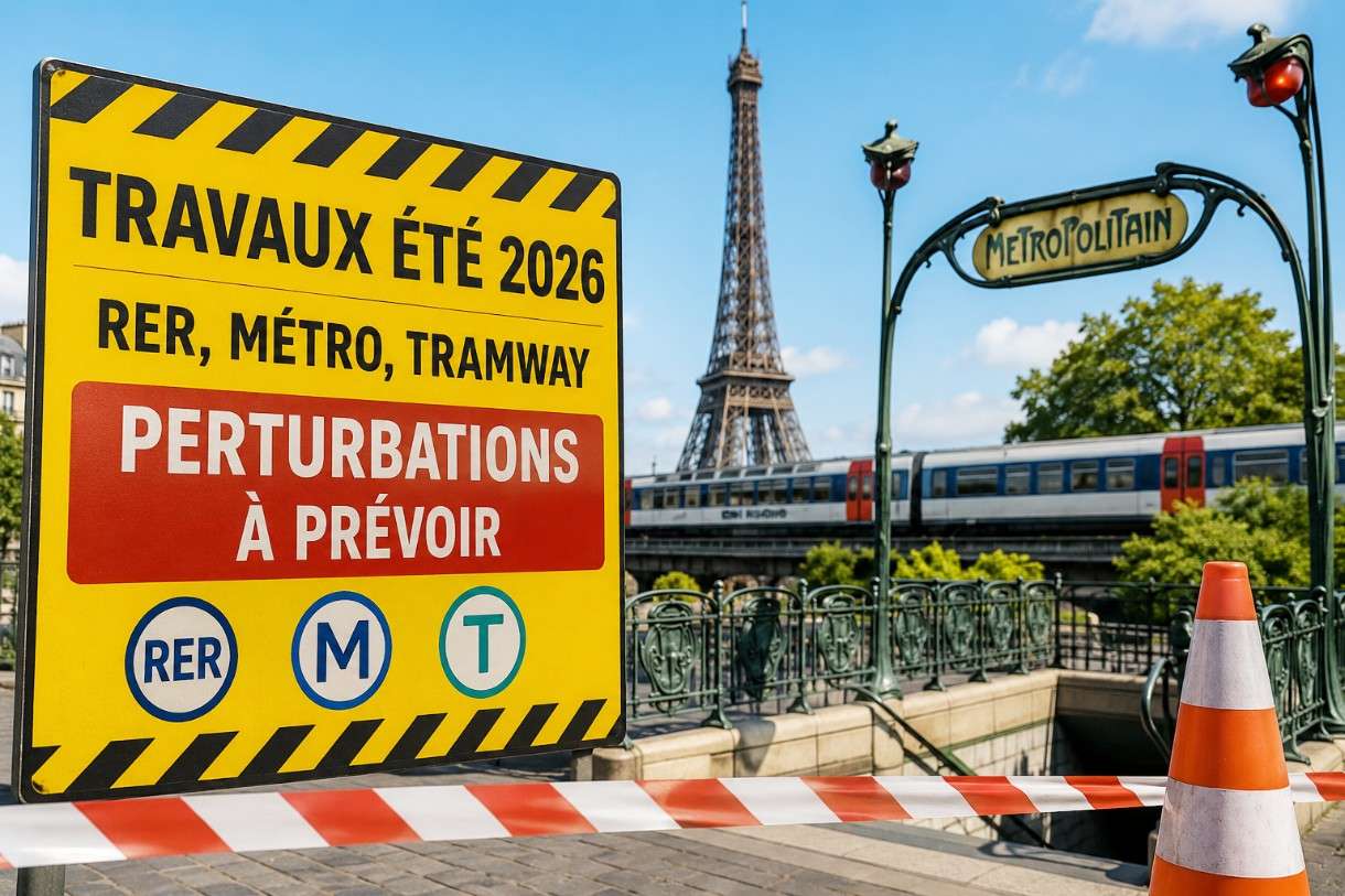 Sommer in Paris: Diese Metro-, RER- und Tramlinien sorgen 2026 für Umwege