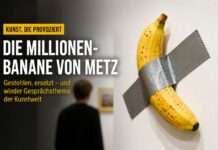 Die Millionen-Banane von Metz: Gestohlen, ersetzt – und wieder Gesprächsthema der Kunstwelt Millionen-Banane-von-Metz_Illustration