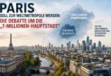Paris träumt von der Megastadt: Kommt die Hauptstadt der sieben Millionen? Millionenmetropole-Paris_Illustration