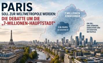 Paris träumt von der Megastadt: Kommt die Hauptstadt der sieben Millionen? Millionenmetropole-Paris_Illustration
