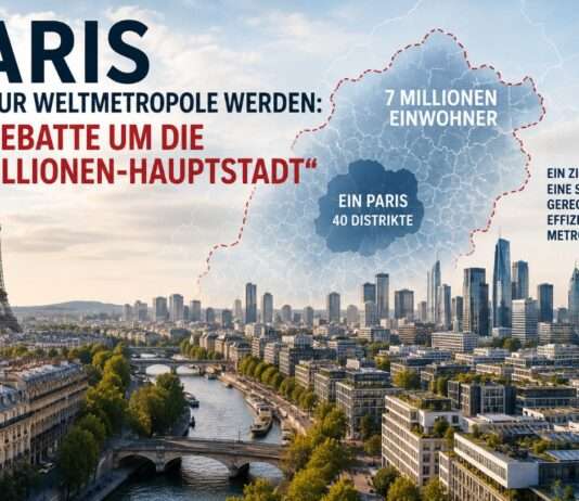Paris träumt von der Megastadt: Kommt die Hauptstadt der sieben Millionen? Millionenmetropole-Paris_Illustration
