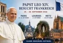 Papst Leo XIV. besucht Frankreich: Paris, Lourdes und Metz im Fokus Papstbesuch-Frankreich-2026_Illustration