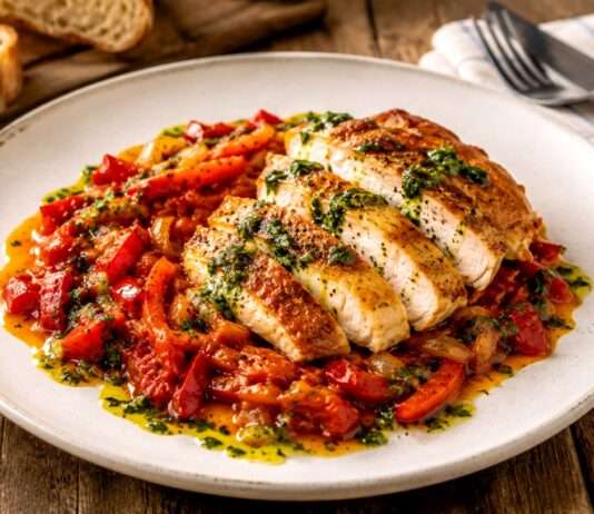 Poulet Basquaise neu gedacht – Der baskische Klassiker im modernen Gewand Poulet-Basquaise-neu-gedacht