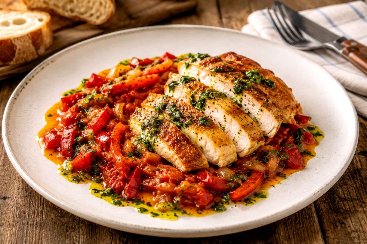 Poulet Basquaise neu gedacht – Der baskische Klassiker im modernen Gewand