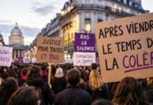 Nach der Trauer wächst der Druck: Frankreich bereitet sich auf neue Proteste nach Lyhannas Beisetzung vor Protest-Gewalt-gegen-Kinder-Frauen_Illustration