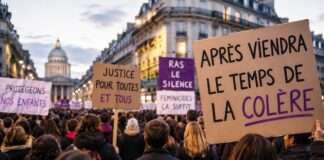 Nach der Trauer wächst der Druck: Frankreich bereitet sich auf neue Proteste nach Lyhannas Beisetzung vor Protest-Gewalt-gegen-Kinder-Frauen_Illustration