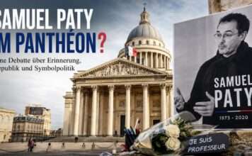 Samuel Paty im Panthéon? Eine Debatte über Erinnerung, Republik und Symbolpolitik Samuel-Paty-Pantheon_Illustration