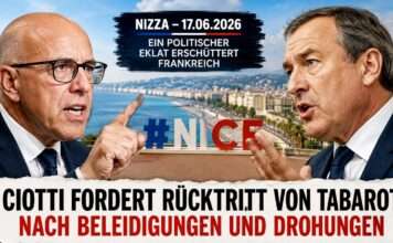 Eklat in Nizza: Ciotti fordert Rücktritt von Verkehrsminister Tabarot Streit-Ciotti-Tabarot_Illustration
