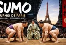 Die Stars des Sumo kommen nach Paris: Seltenes Turnier sorgt für Begeisterung Sumo-Turnier-Paris_Illustration