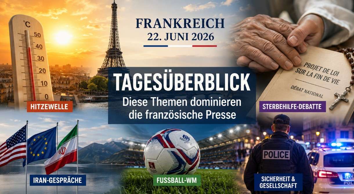 Frankreich zwischen Hitzestress, Ethikdebatten und geopolitischen Spannungen