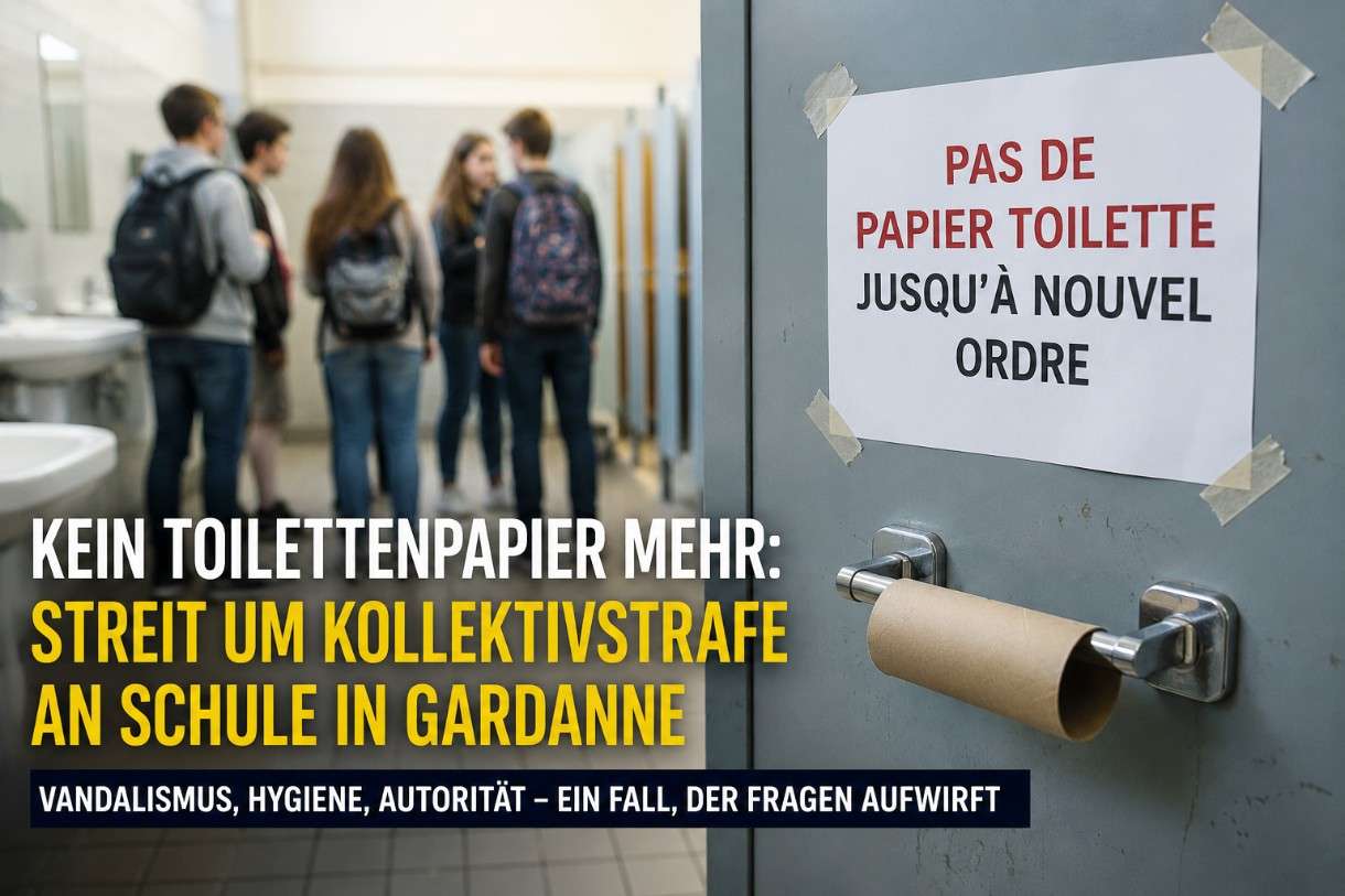 Kein Toilettenpapier mehr: Streit um Kollektivstrafe an Schule in Gardanne