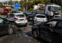 Antibes: Lastwagen löst Massenkarambolage mit 22 Fahrzeugen aus – 37 Menschen verletzt Unfall-Südfrankreich-LKW_Illustration