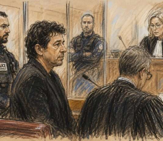 Patrick Bruel heute vor dem Untersuchungsrichter: Entscheidender Tag im Ermittlungsverfahren Vor-dem-Untersuchungsgericht_Illustration